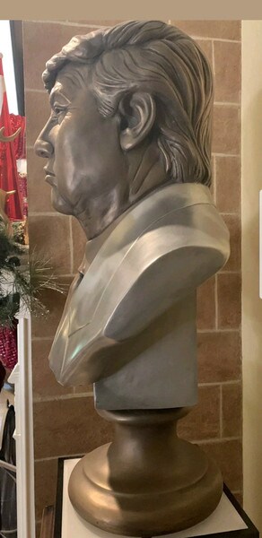 Sculptural Statue of Donald Trump Portrait Bust Sculpture Decorative